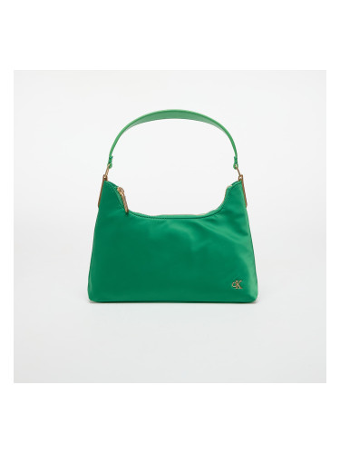 Чанта Calvin Klein Jeans Satin Nylon Small Shoulder Bag Green Universal