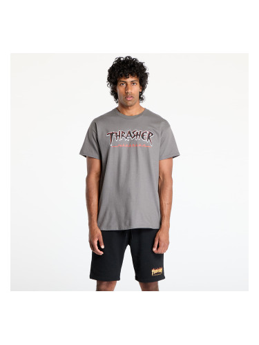 Тениска Thrasher Slash T-shirt Charcoal L