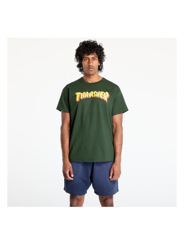 Тениска Thrasher Stacked T-Shirt Forest Green L