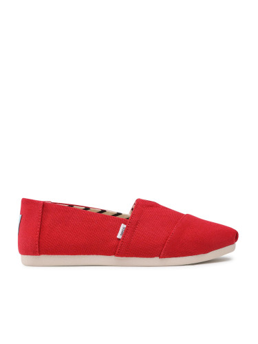 Обувки Toms Alpargata 10017665 Червен