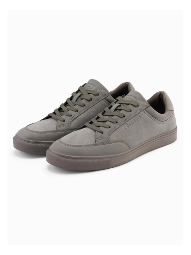 Ombre Men's monochromatic streetwear style shoes - olive