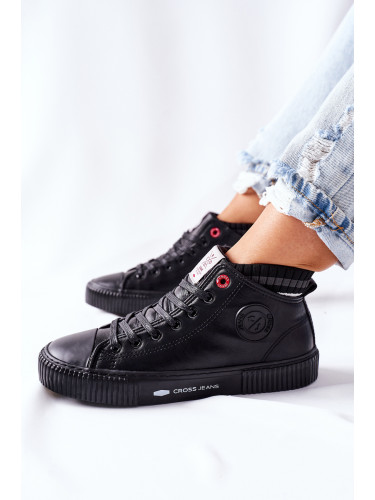 Women's Sneakers Cross Jeans black II2R4021