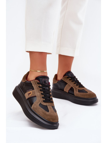 BIG STAR SHOES Кожени Дамски Сникърси На Платформа Big Star By Daniel Lopez