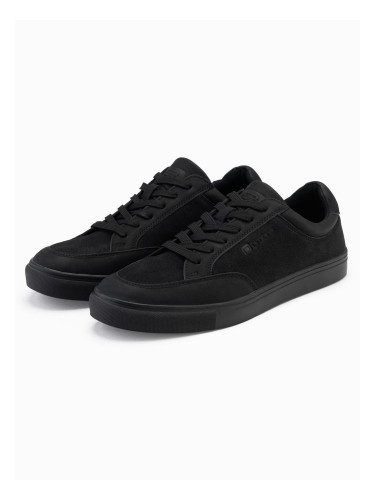 Ombre Monochromatic men's streetwear style shoes - black