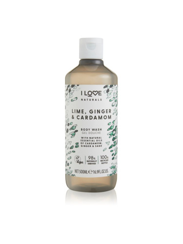 I Love Naturals Lime, Ginger & Cardamom душ гел 500 мл.