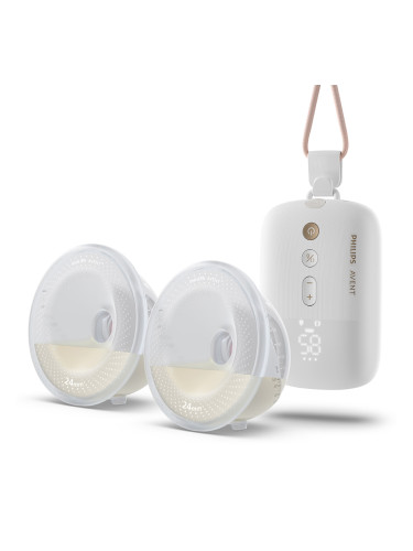 Двойна електрическа помпа за кърма Philips AVENT Hands-Free