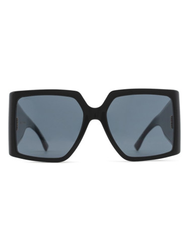 DSQUARED2 D2 0096/S 807 IR 56 - квадратна слънчеви очила, дамски, черни