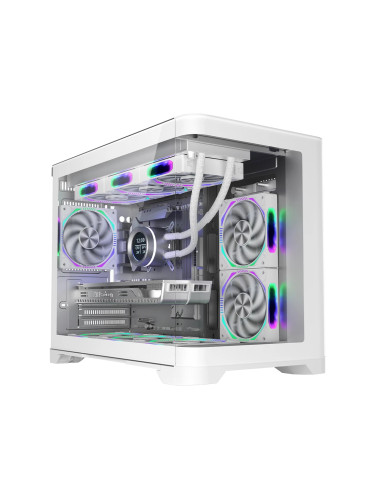 1stPlayer кутия Case mATX - UV6 White