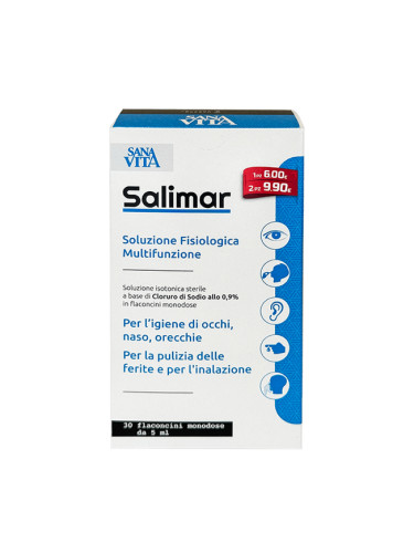 Мултифункционален физиологичен разтвор, 30 флакона х 5 ml