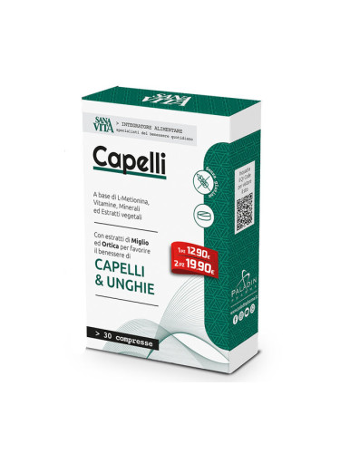 Формула за Коса, Кожа и Нокти - Sanavita Capelli, 30 таблетки