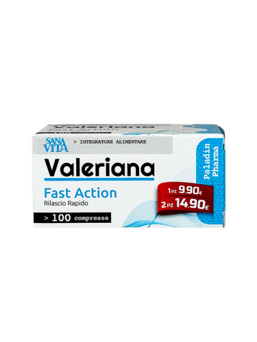 Стрес и добро настроение - Валериана (корен) SanaVita, 135 mg х 100 таблетки