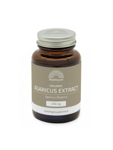 Агарикус 400 mg 60 капсули | Mattisson Healthstyle