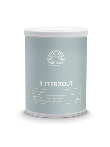 Английска сол (магнезиев сулфат) 275 g | Mattisson Healthstyle