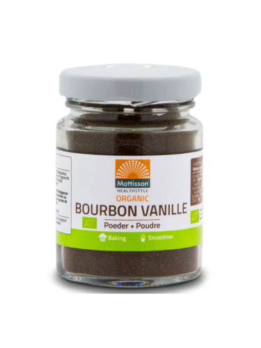 Бурбонска ванилия Органик 30 g | Mattisson Healthstyle