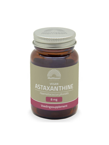 Веган Астаксантин 8 mg 60 капсули | Mattisson Healthstyle