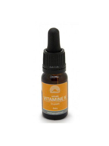Витамин К Веган 10 ml капки | Mattisson Healthstyle