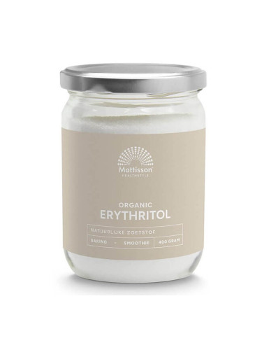 Еритритол (organic), 400 g Mattisson Healthstyle