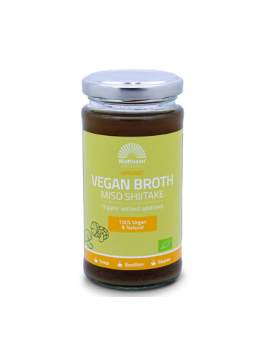 Зеленчуков бульон с Мисо и гъби Шийтаке 240 ml | Mattisson Healthstyle