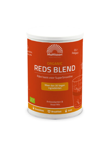 Зеленчуково-плодова смес за смути Био Reds Blend Powder 400 g