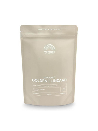 Златно Ленено Семе, БИО 500 g | Mattisson Healthstyle