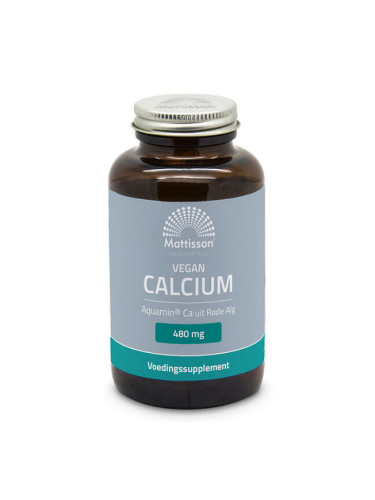 Калций (от червени водорасли Lithothamnium) 90 капсули | Mattisson Healthstyle