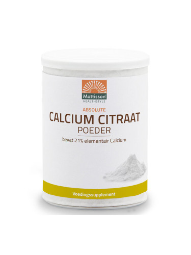 Калций (цитрат) 125 g прах | Mattisson Healthstyle