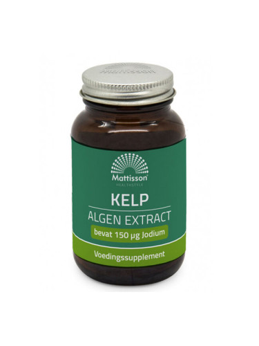 Келп (кафяви морски водорасли) 200 таблетки | Mattisson Healthstyle