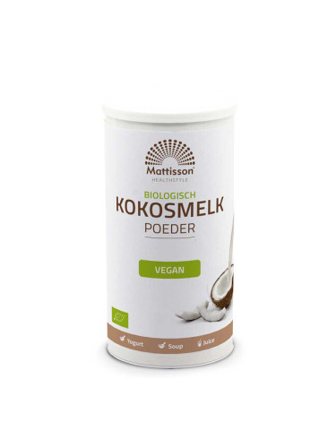 Кокосово мляко на прах, БИО 200 g | Mattisson Healthstyle