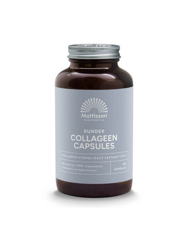 Колаген (тип 1) с калций, магнезий, МСМ, витамин C и хиалуронова киселина - Runder Collagen Peptan, 