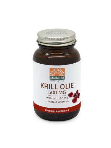 Крил (масло) 500 mg 60 капсули | Mattisson Healthstyle