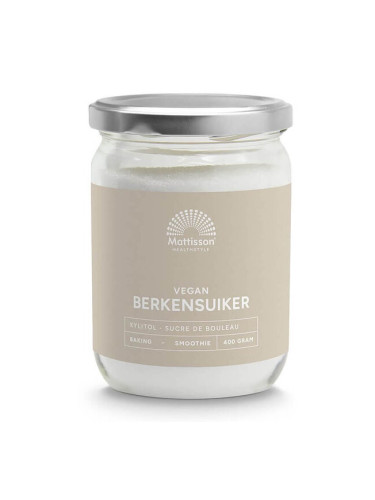 Ксилитол (брезова захар) 400 g | Mattisson Healthstyle