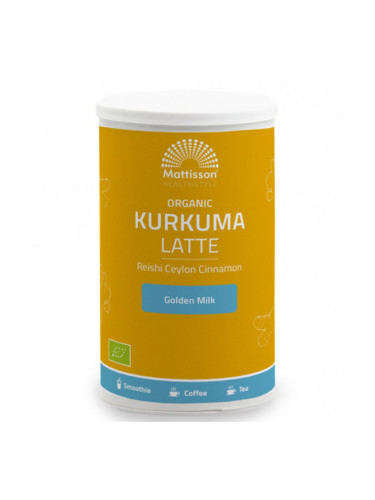 Лате Куркума с Рейши и Цейлонска канела Био 160 g