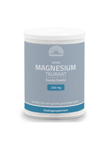 Магнезий (таурат) веган 250 g прах | Mattisson Healthstyle