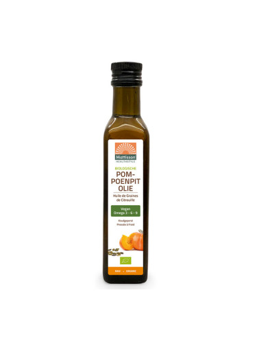 Масло от Тиквено семе Студено пресовано, Био 250 ml