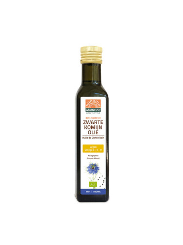 Масло от семена на Черен кимион (студено пресовано) БИО, 250 ml