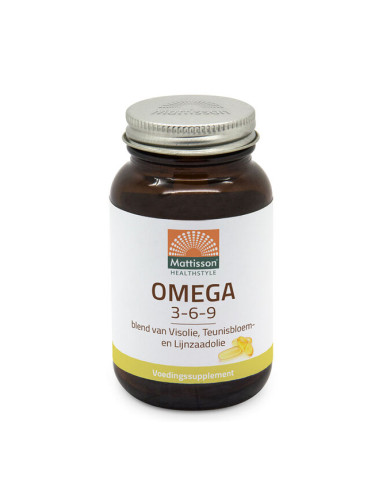 Омега-3-6-9 (от ленено масло и вечерна иглика) 60 капсули | Mattisson Healthstyle