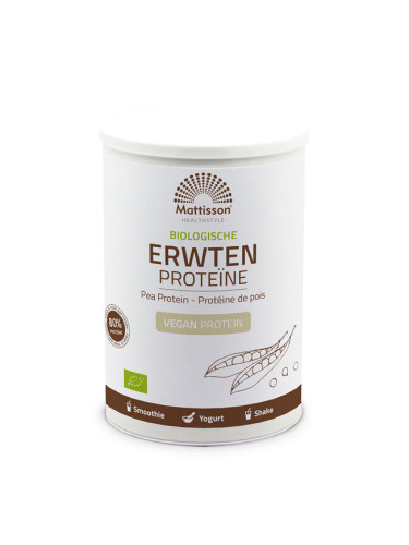 Протеин от грах био 350 g прах | Mattisson Healthstyle