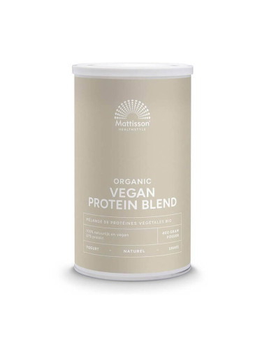 Протеин от грах, ориз, коноп, бадем, тиква, саша инчи и слънчоглед БИО 400 g прах | Mattisson Health