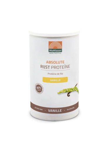Протеин от ориз 500 g прах, с вкус на ванилия | Mattisson Healthstyle