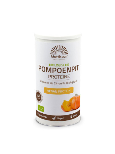 Органичен протеин от тиквени семки на прах 58%, 250 g Mattisson Healthstyle