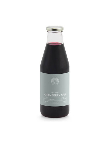 Сок от червени боровинки 750 ml, БИО | Mattisson Healthstyle