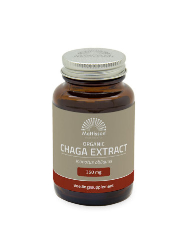Чага 350 mg, БИО 60 капсули | Mattisson Healthstyle