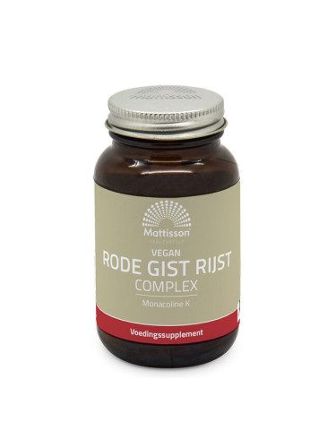 Червен ориз (дрожди) + чесън и коензим Q10 90 капсули | Mattisson Healthstyle