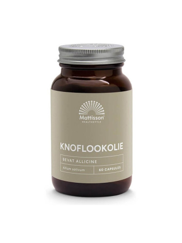 Чесън (мацерирано масло) 1000 mg 60 капсули | Mattisson Healthstyle