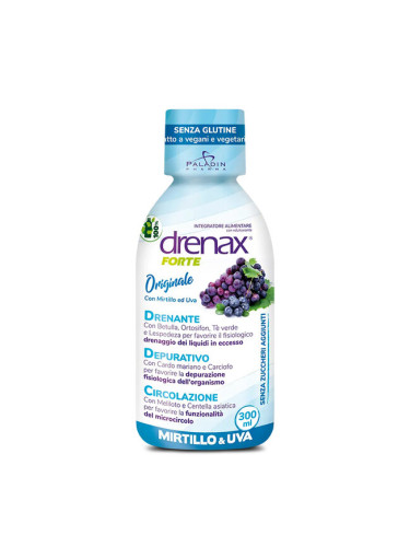 Диуретична формула с гроздово семе и синя боровинка - Дренакс - Drenax® Forte, 300 ml, 10 дози