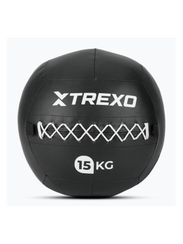 Медицинска топка TREXO Wall Ball 15 kg black