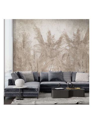 Фототапет Pampas Трева в Сепия – Нежен и Естествен Декор