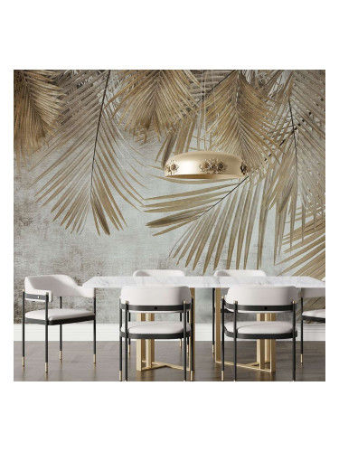 Фототапет Палмови Листа в Натурални Тонове – Модерен Декор