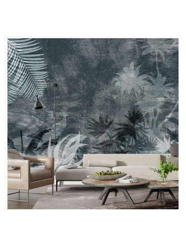 Фототапет Полунощ в Тропическа Градина – Мистична Джунгла