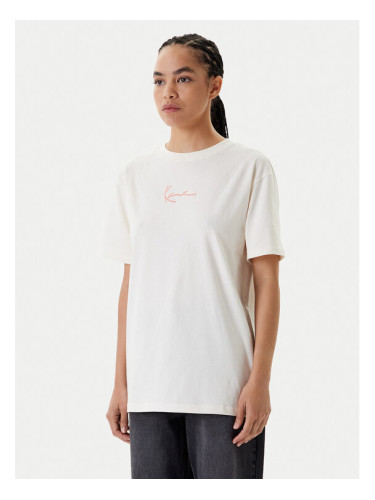 Karl Kani Тишърт Signature Cherry Print PD00005460 Бял Oversize